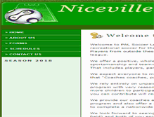 Tablet Screenshot of nicevillepalsoccer.org